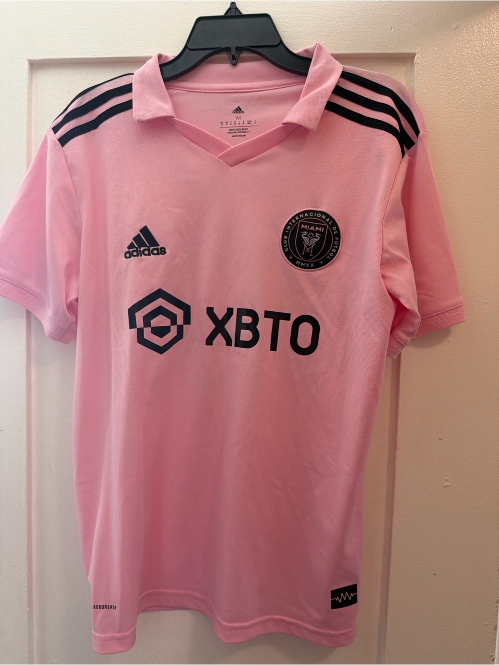 adidas Pink Inter Miami Messi Jersey